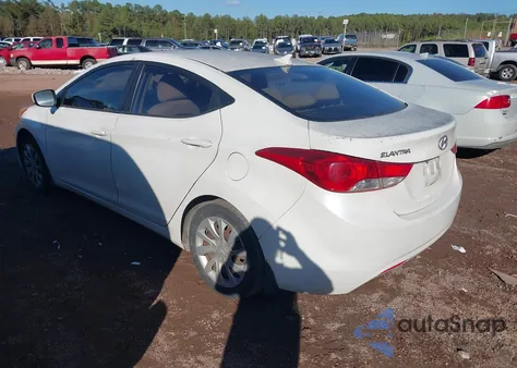 2011 Hyundai Elantra Gls z USA, uszkodzony, nr VIN 5NPDH4AE1BH060807